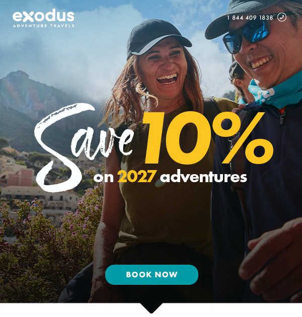 Save 10% on 2027 Adventures